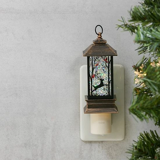 St. Nicholas Square® Deer Lantern Night Light - Image 2