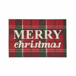 St. Nicholas Square® Merry Christmas Holiday 19.5'' X 30'' Accent Rug