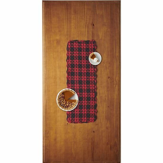 St. Nicholas Square® Cabin Buffalo Plaid Quilted Table Runner - 36" - Image 2