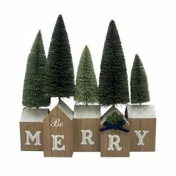 St. Nicholas Square® Be Merry House With Tree Decor