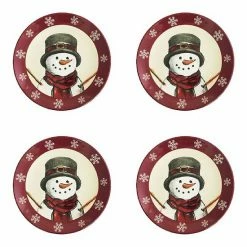 St. Nicholas Square® Yuletide 4-pc. Melamine Salad Plate Set