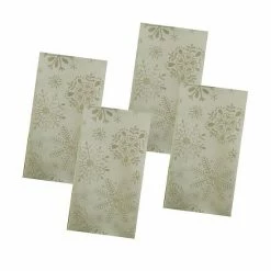St. Nicholas Square® Snowflake Shine Jacquard Dinner Napkin 4-pk.
