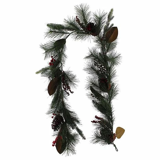 St. Nicholas Square® Artificial Pine Berry Garland - Image 2