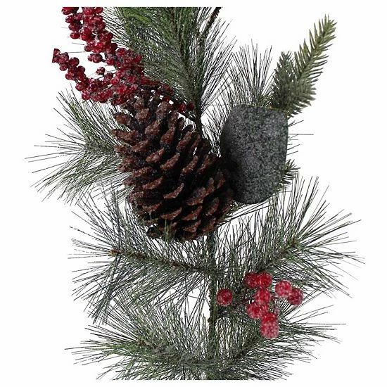 St. Nicholas Square® Artificial Pine Berry Garland - Image 3