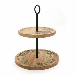 St. Nicholas Square® Humble Estate Tiered Wood Server