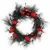 St. Nicholas Square® Artificial Flocked Pinecone Pine Needle Ornament Wreath