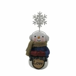 St. Nicholas Square® Love Snowman Photo Clip