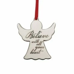 St. Nicholas Square® Believe Angel Sentiment Ornament