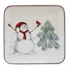 St. Nicholas Square® Yuletide Square Salad Plate