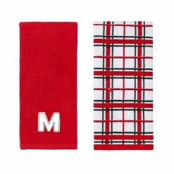 St. Nicholas Square® Monogram Hand Towel 2-pack Set