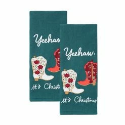 St. Nicholas Square® Texas Christmas Kitchen Towel 2-pk.