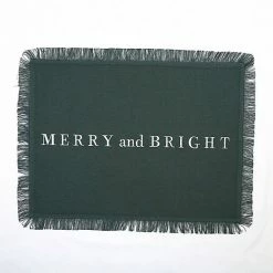 St. Nicholas Square® Merry & Bright Fringe Placemat