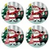 St. Nicholas Square® Merry Merry 4-pc. Dinner Plate Set