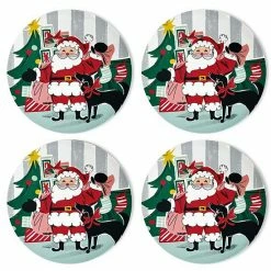 St. Nicholas Square® Merry Merry 4-pc. Dinner Plate Set
