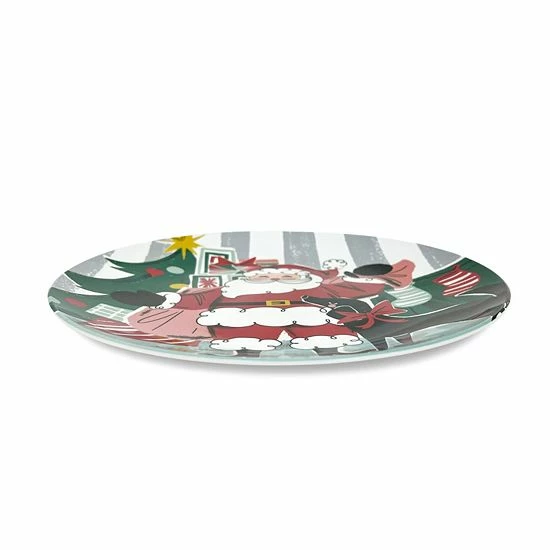 St. Nicholas Square® Merry Merry 4-pc. Dinner Plate Set - Image 3