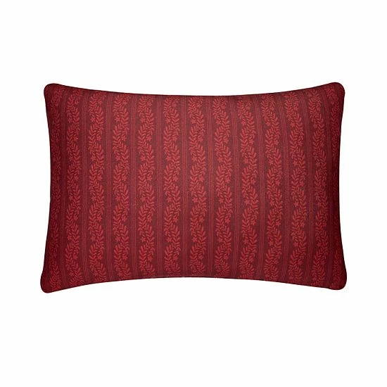 St. Nicholas Square® Poinsettia Throw Pillow - Image 2