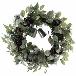 St. Nicholas Square® Bell Artificial Greenery Wreath