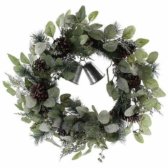 St. Nicholas Square® Bell Artificial Greenery Wreath