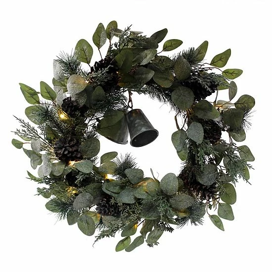 St. Nicholas Square® Bell Artificial Greenery Wreath - Image 2