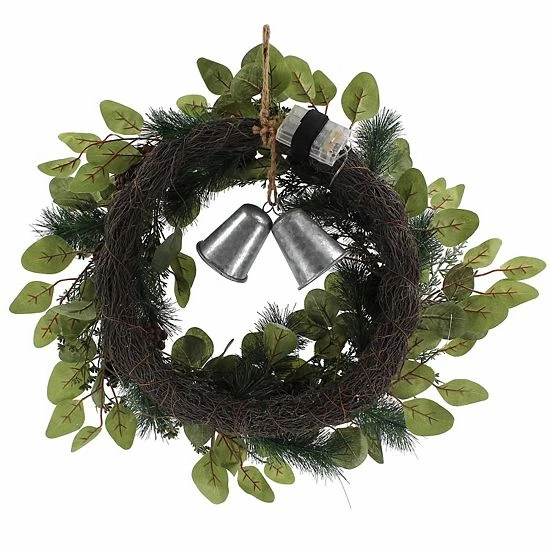 St. Nicholas Square® Bell Artificial Greenery Wreath - Image 3
