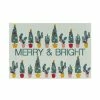 St. Nicholas Square® Cactus Merry & Bright Holiday 19.5'' X 30'' Accent Rug