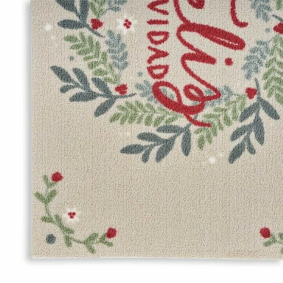 St. Nicholas Square® Feliz Navidad Holiday 19.5'' X 30'' Accent Rug - Image 5