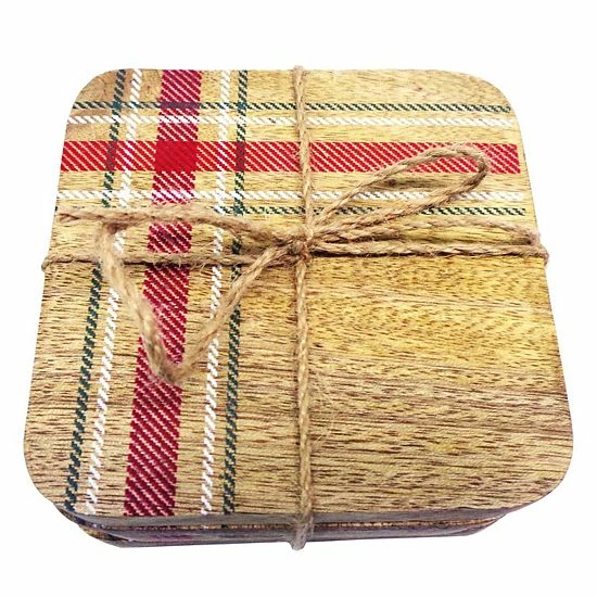 St. Nicholas Square® Humble Estate 4-pc. Coaster Set - Image 2