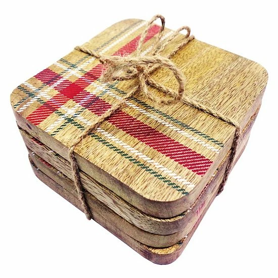 St. Nicholas Square® Humble Estate 4-pc. Coaster Set - Image 3