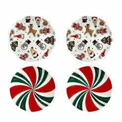 St. Nicholas Square® Merry Merry 4-pc. Salad Plate Set