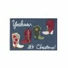 St. Nicholas Square® Yeehaw, It's Christmas Holiday 19.5'' X 30'' Accent Rug