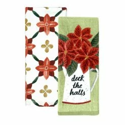 St. Nicholas Square® Deck The Halls Kitchen Towel 2-pk.
