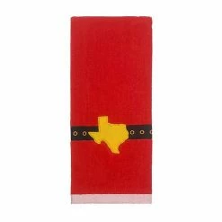 St. Nicholas Square® Texas Santa Belt Hand Towel