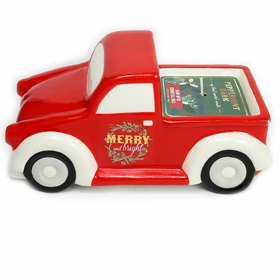 St. Nicholas Square® Merry & Bright Truck Candle Table Decor