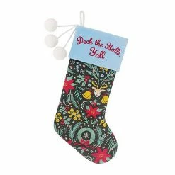 St. Nicholas Square® Deck The Halls Y'all Southern Stocking