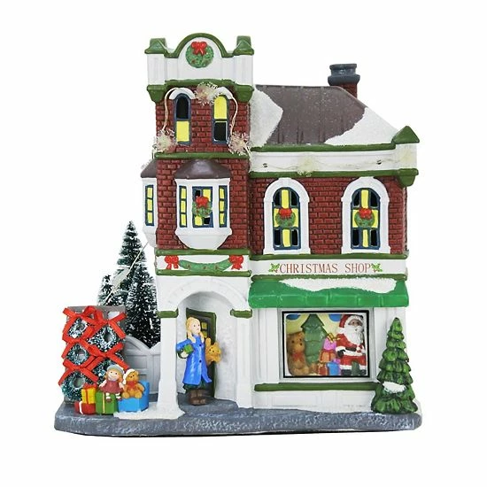 St. Nicholas Square® Village Christmas Shop House - Image 3