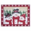 St. Nicholas Square® Yuletide Snowman Tapestry Placemat