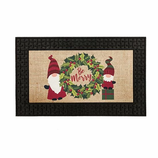 St. Nicholas Square® Merry Gnomes 18'' X 30'' LED Doormat