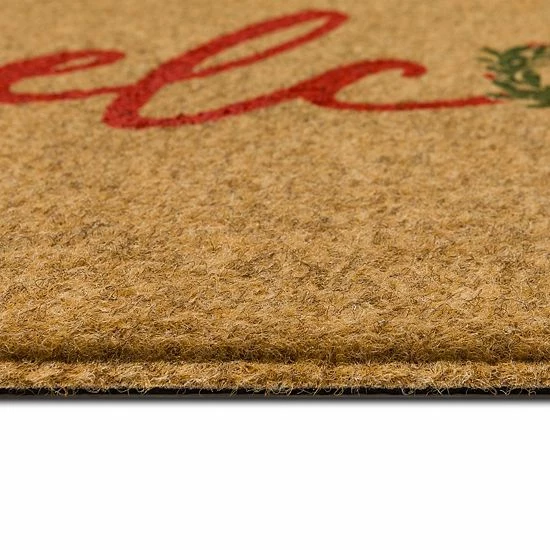St. Nicholas Square® Holiday Welcome Wreath 18'' X 30'' Doormat - Image 3