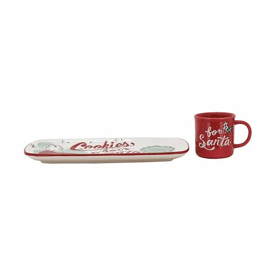 St. Nicholas Square® Memory Lane Cookies For Santa Cookie Plate & Mug Set - Image 3