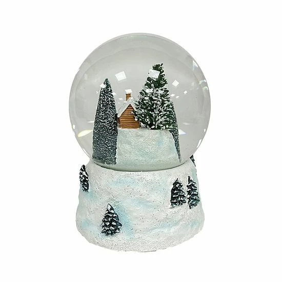 St. Nicholas Square® Winter Scene Musical Snow Globe Table Decor - Image 2