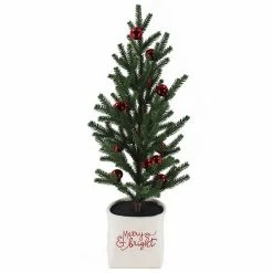 St. Nicholas Square® Merry Bright Artificial Christmas Tree Floor Decor