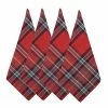 St. Nicholas Square® Tartan Plaid Dinner Napkin 4-pk.