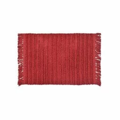 St. Nicholas Square® Red Solid Rug