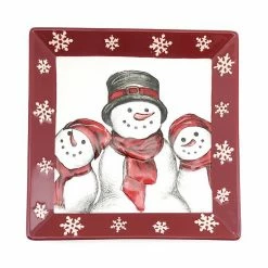 St. Nicholas Square® Yuletide Square Dinner Plate