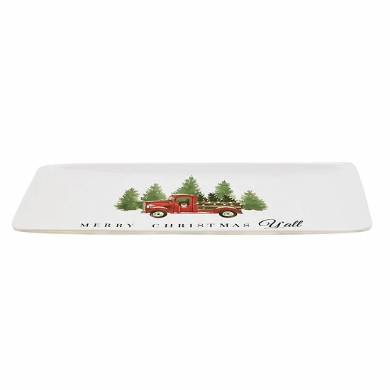St. Nicholas Square® Humble Estate Ceramic Serving Tray - Image 2