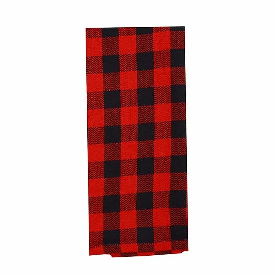 St. Nicholas Square® Buffalo Check Kitchen Towel 4-pk. - Image 3