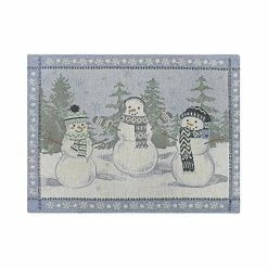 St. Nicholas Square® Cozy Snowman Tapestry Placemat